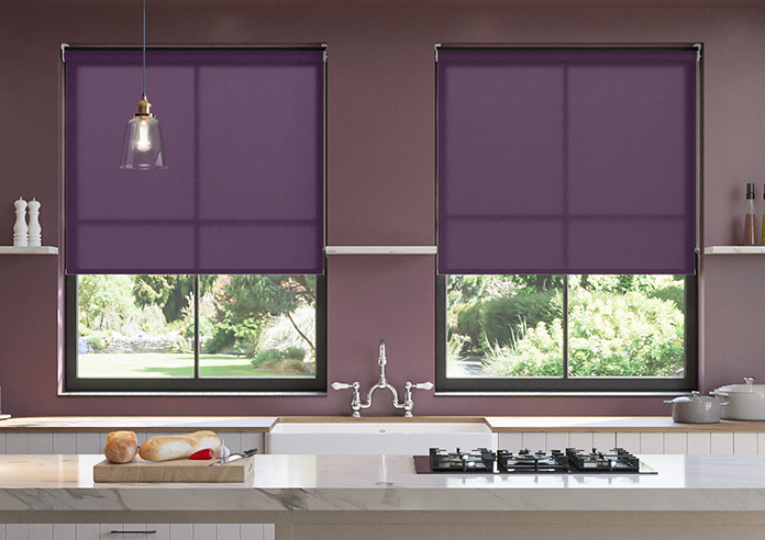 Roma (FR), Grape - Twist&Fit Roller Blind - Image 3